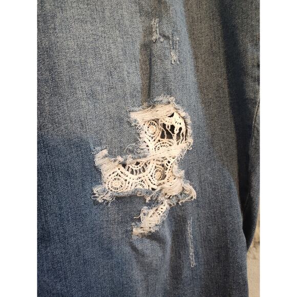 Lane  Bryant  Mid Rise Essential Stretch GirlFriend Crop 28 Jeans - Picture 2 of 9